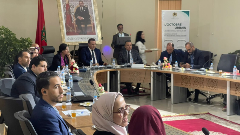 Table ronde organisée dans le cadre de la célébration de la Journée mondiale des villes et de l’Octobre Urbain.