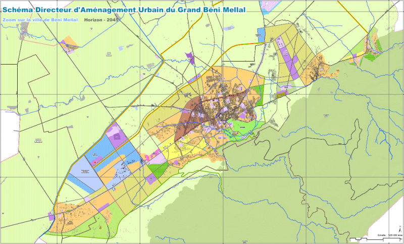 مخطط توجيه التهيئة العمرانية لبني ملال الكبرى:  رؤية مجالية و استشرافية إلى غاية 2045